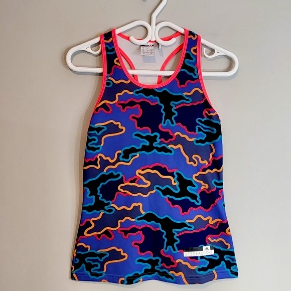 ADIDAS x Stella McCartney Camo Tank Top *RARE* - Picture 2 of 11